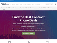 Tablet Screenshot of phoneswithfreegifts.com